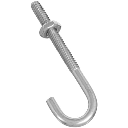 National Hardware National Hardware Zinc-Plated Silver Steel 2-1/2 in. L J-Bolt 40 lb 1 pk N232-876
